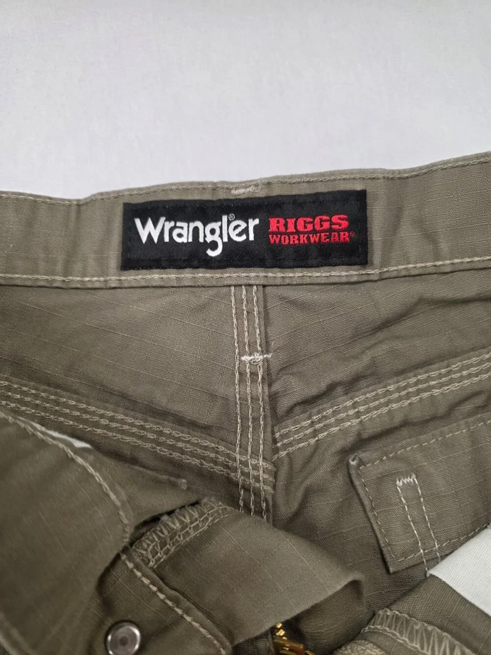 Wrangler Riggs Workwear Utility Work Pants Olive 32x34 NWOT
